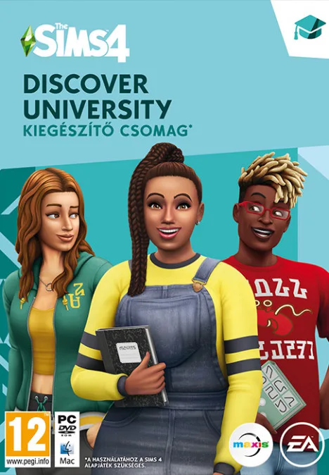 The Sims 4 Discover University kiegészítő Origin letöltőkód egyetemi élet