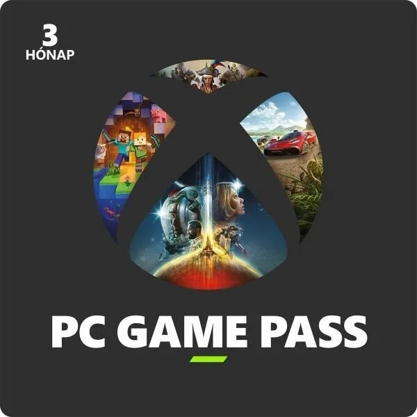 Xbox Game Pass PC 3 hónapos előfizetés digitális PC játékok