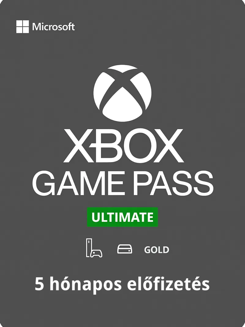 Xbox Game Pass Ultimate 5 hónapos előfizetés