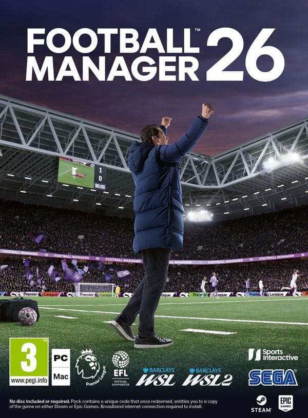 Football Manager 26 PC letöltőkód