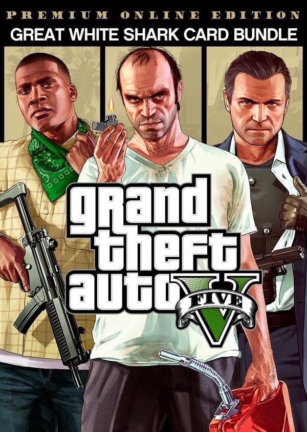 GTAV Premium Online Edition & Great White Shark Card Bundle Rockstar letöltőkód